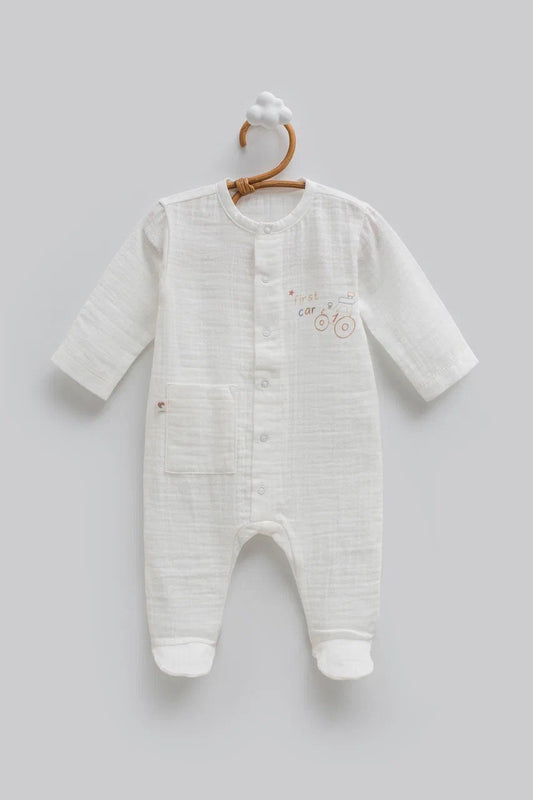 Bamboo Muslin Baby Romper