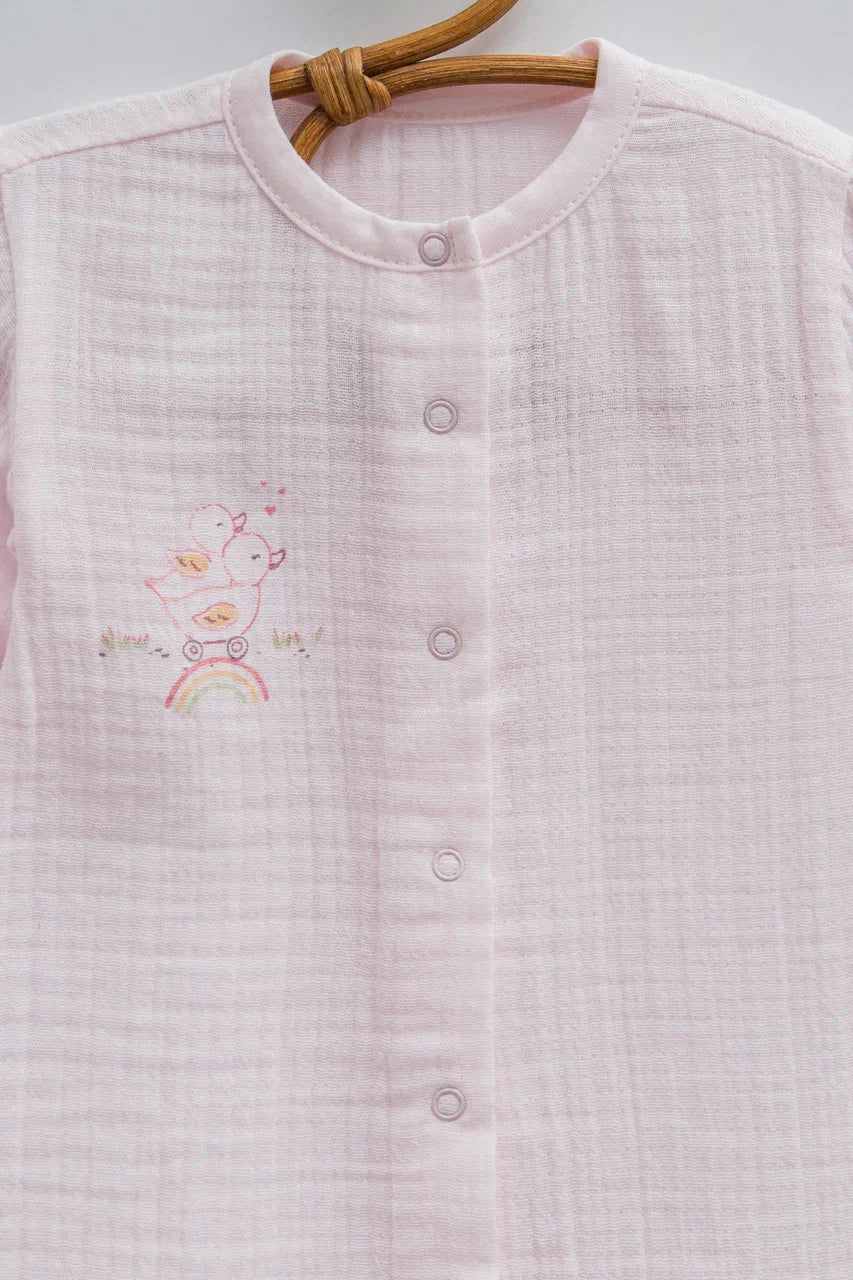 Bamboo Muslin Baby Romper