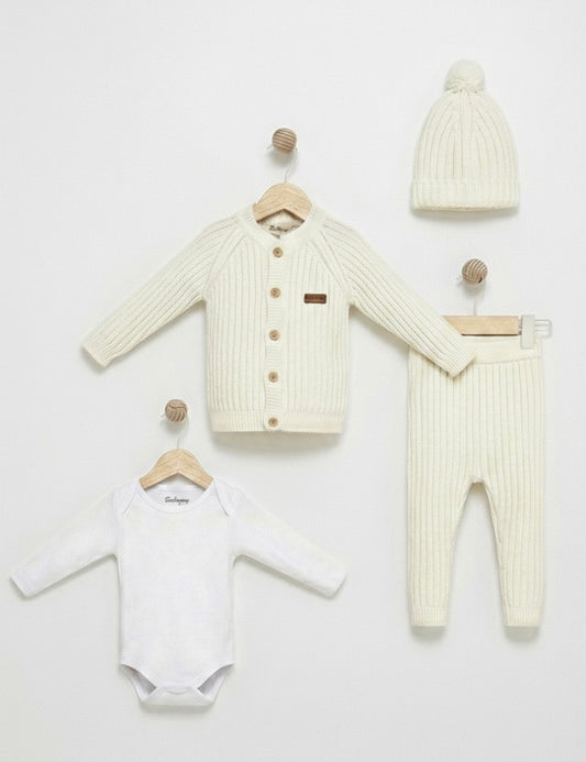 4-Piece Knitted Baby Set