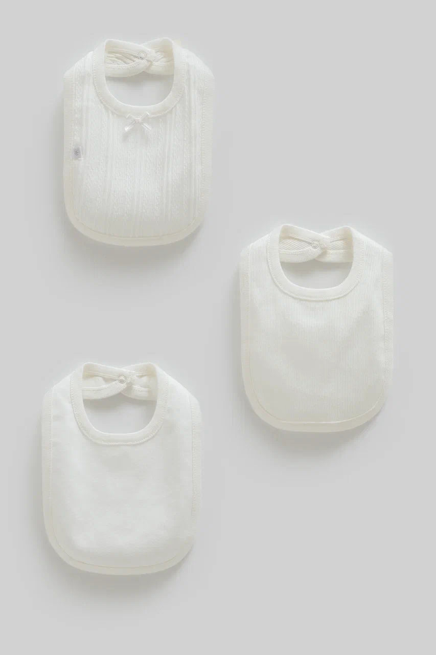 Pack of 3 Cotton Baby Bibs